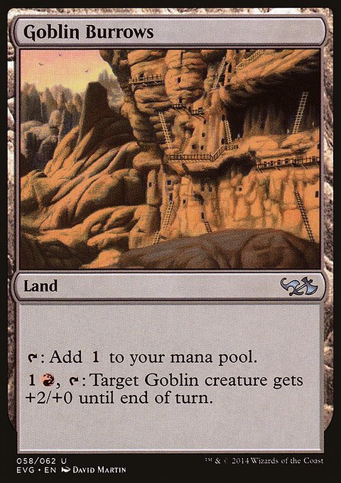 Goblin Burrows, Duel Decks Anthology: Elves vs. Goblins #58, Magic: The Gathering card