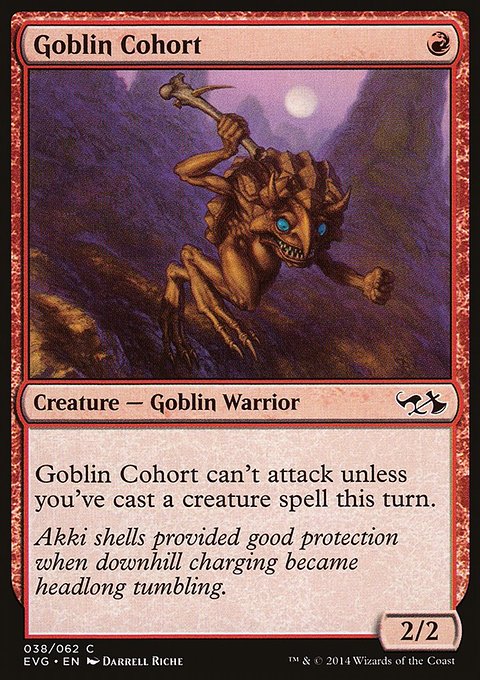 Goblin Cohort, Duel Decks Anthology: Elves vs. Goblins #38, Magic: The Gathering card