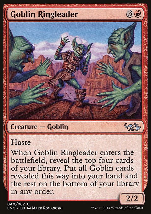 Goblin Ringleader, Duel Decks Anthology: Elves vs. Goblins #40, Magic: The Gathering card