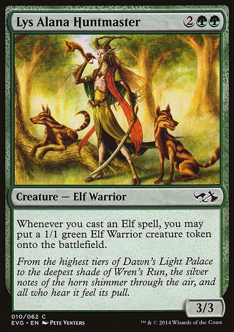 Lys Alana Huntmaster, Duel Decks Anthology: Elves vs. Goblins #10, Magic: The Gathering card