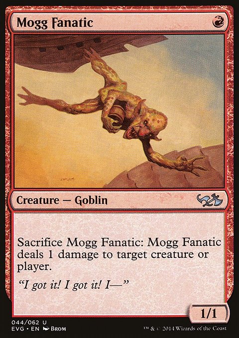 Mogg Fanatic, Duel Decks Anthology: Elves vs. Goblins #44, Magic: The Gathering card