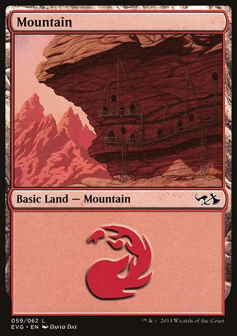 Mountain, Duel Decks Anthology: Elves vs. Goblins #59, Magic: The Gathering card