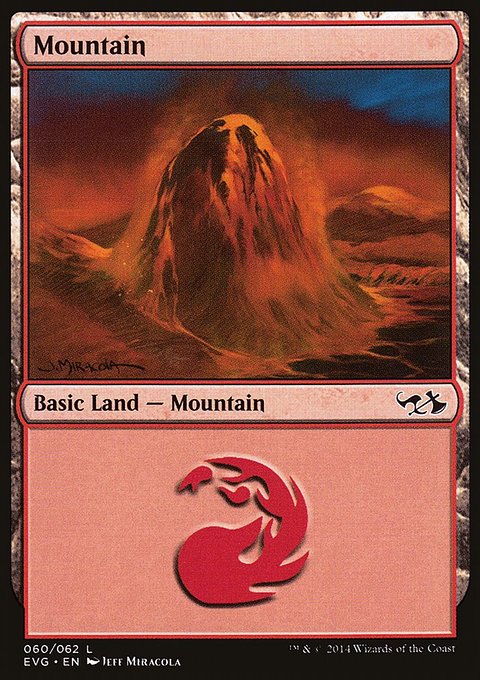 Mountain, Duel Decks Anthology: Elves vs. Goblins #60, Magic: The Gathering card