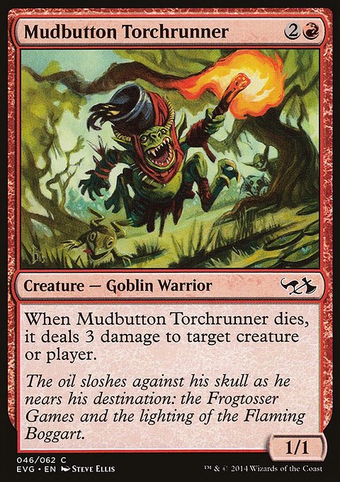 Mudbutton Torchrunner, Duel Decks Anthology: Elves vs. Goblins #46, Magic: The Gathering card