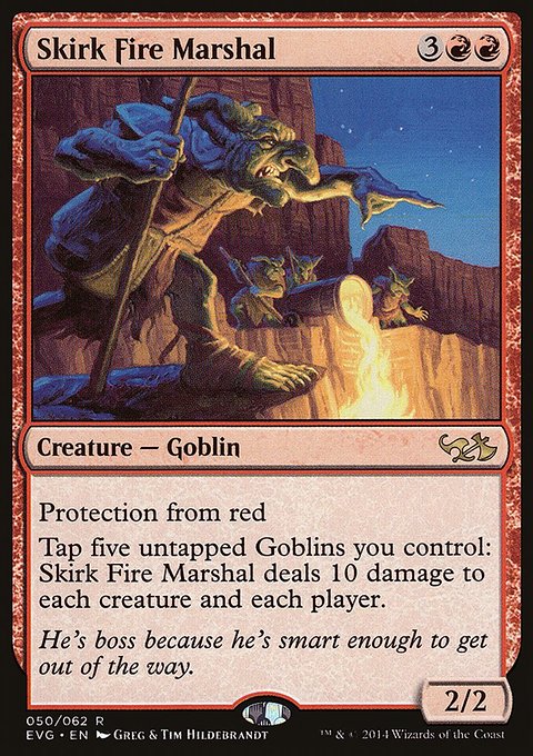 Skirk Fire Marshal, Duel Decks Anthology: Elves vs. Goblins #50, Magic: The Gathering card