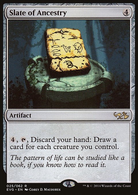 Slate of Ancestry, Duel Decks Anthology: Elves vs. Goblins #25, Magic: The Gathering card