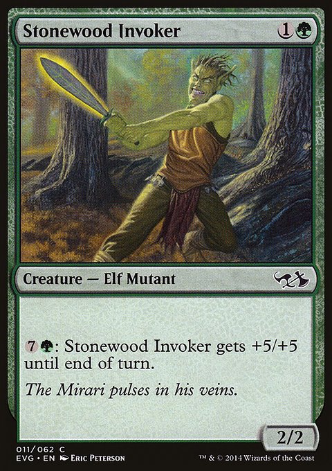 Stonewood Invoker, Duel Decks Anthology: Elves vs. Goblins #11, Magic: The Gathering card