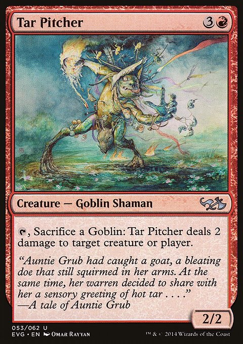 Tar Pitcher, Duel Decks Anthology: Elves vs. Goblins #53, Magic: The Gathering card