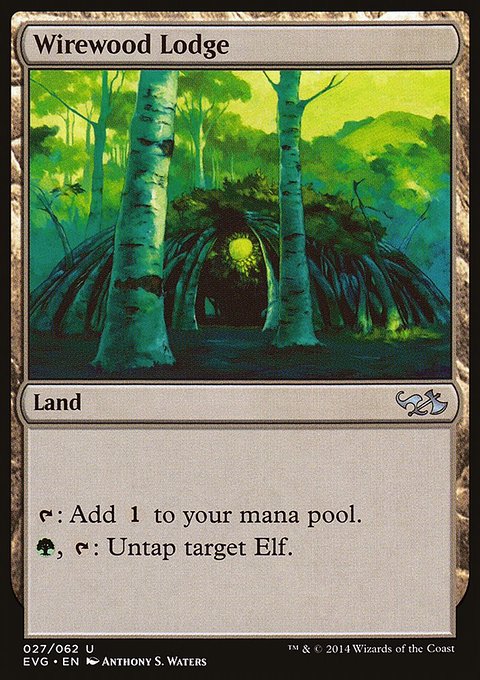 Wirewood Lodge, Duel Decks Anthology: Elves vs. Goblins #27, Magic: The Gathering card