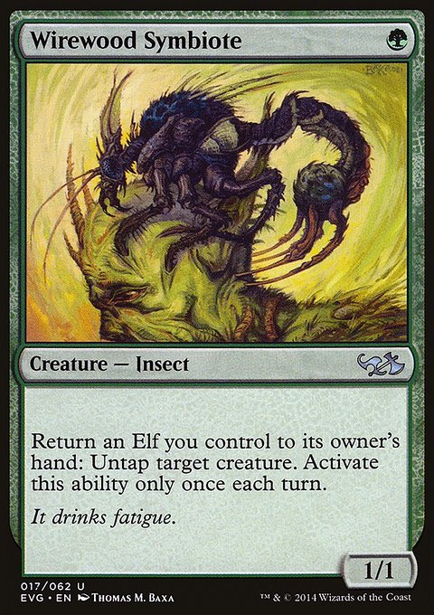 Wirewood Symbiote, Duel Decks Anthology: Elves vs. Goblins #17, Magic: The Gathering card