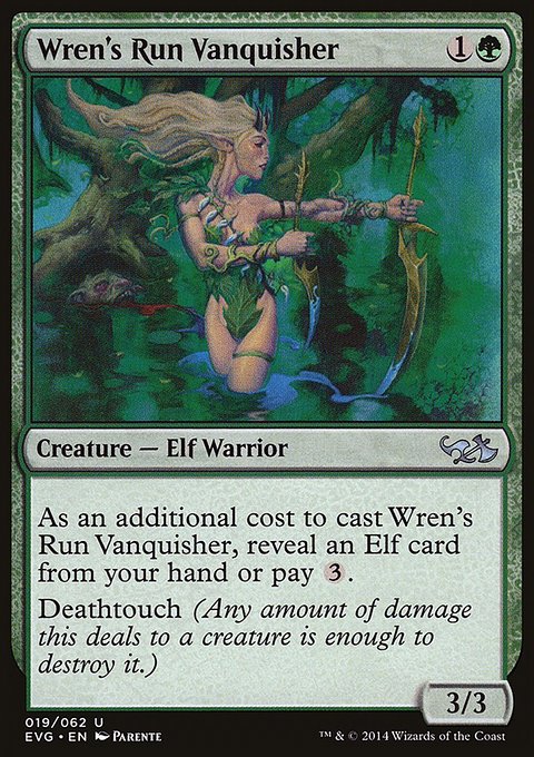 Wren's Run Vanquisher, Duel Decks Anthology: Elves vs. Goblins #19, Magic: The Gathering card