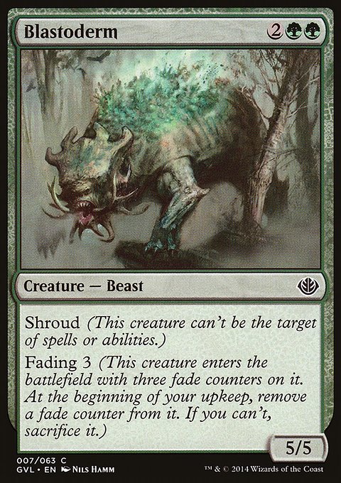 Blastoderm, Duel Decks Anthology: Garruk vs. Liliana #7, Magic: The Gathering card