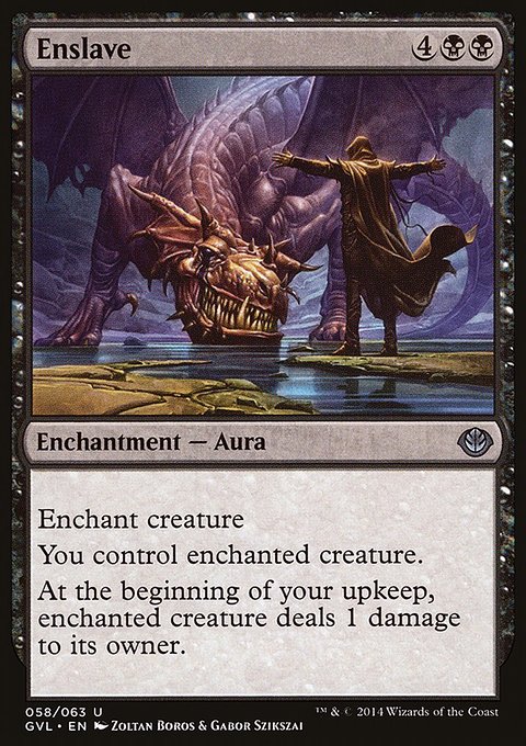 Enslave, Duel Decks Anthology: Garruk vs. Liliana #58, Magic: The Gathering card