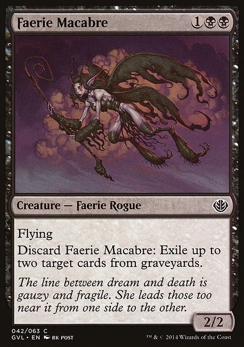 Faerie Macabre, Duel Decks Anthology: Garruk vs. Liliana #42, Magic: The Gathering card