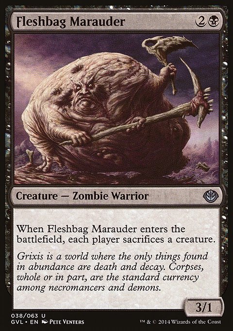 Fleshbag Marauder, Duel Decks Anthology: Garruk vs. Liliana #38, Magic: The Gathering card
