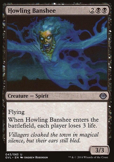 Howling Banshee, Duel Decks Anthology: Garruk vs. Liliana #43, Magic: The Gathering card