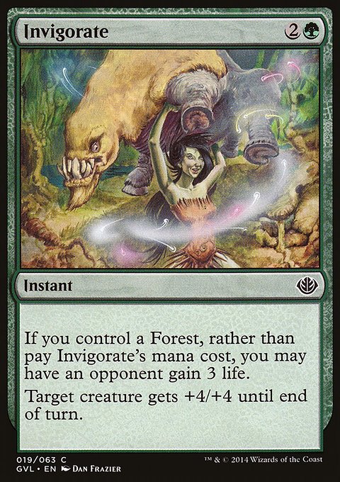 Invigorate, Duel Decks Anthology: Garruk vs. Liliana #19, Magic: The Gathering card