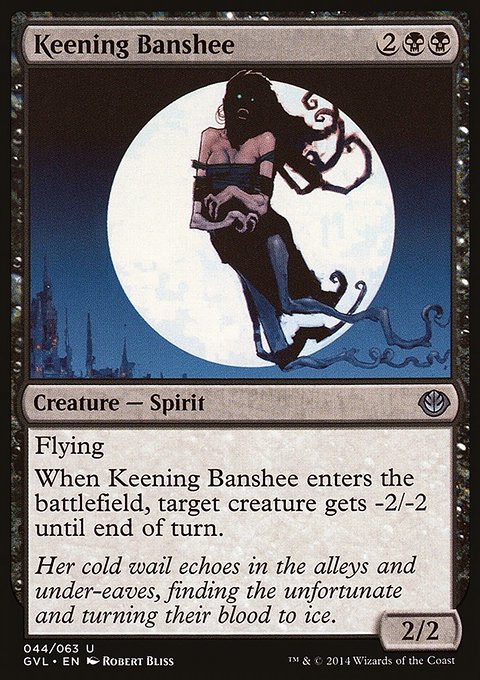 Keening Banshee, Duel Decks Anthology: Garruk vs. Liliana #44, Magic: The Gathering card