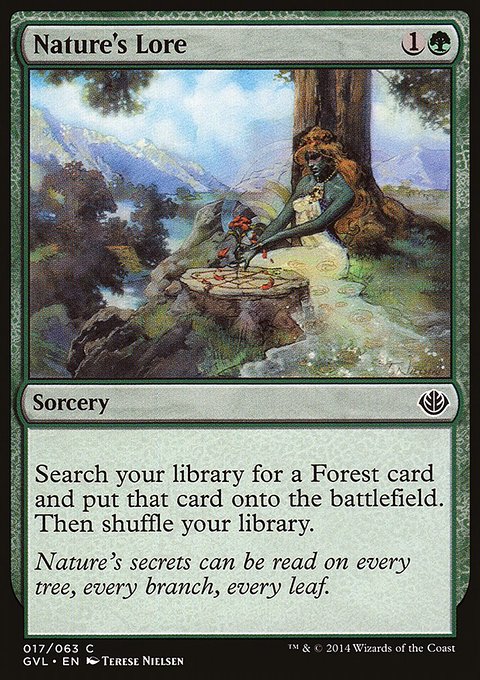Nature's Lore, Duel Decks Anthology: Garruk vs. Liliana #17, Magic: The Gathering card