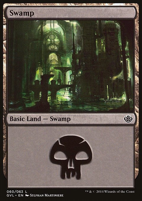 Swamp, Duel Decks Anthology: Garruk vs. Liliana #60, Magic: The Gathering card