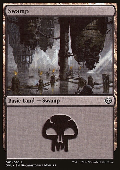 Swamp, Duel Decks Anthology: Garruk vs. Liliana #61, Magic: The Gathering card