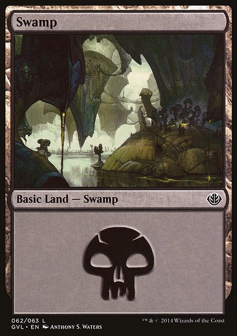 Swamp, Duel Decks Anthology: Garruk vs. Liliana #62, Magic: The Gathering card