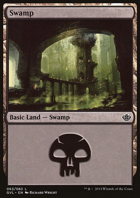 Swamp, Duel Decks Anthology: Garruk vs. Liliana #63, Magic: The Gathering card