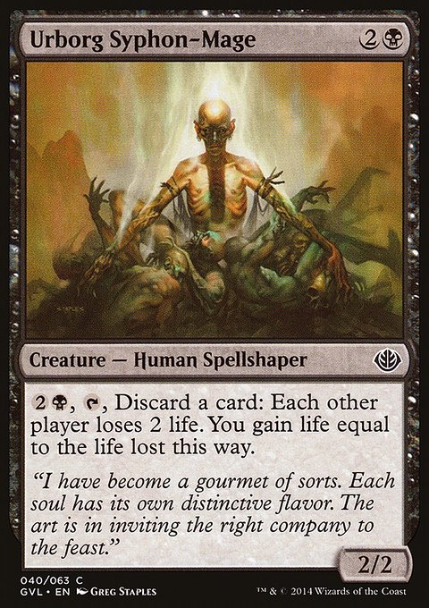 Urborg Syphon-Mage, Duel Decks Anthology: Garruk vs. Liliana #40, Magic: The Gathering card
