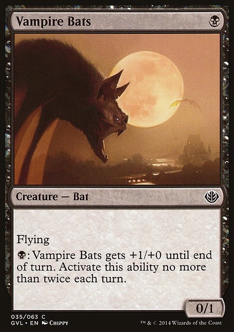 Vampire Bats, Duel Decks Anthology: Garruk vs. Liliana #35, Magic: The Gathering card