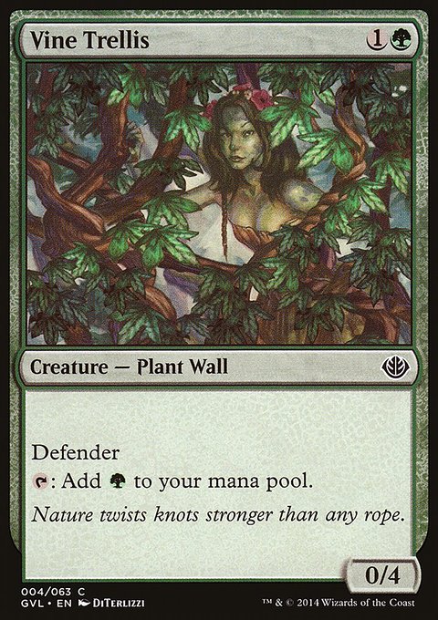 Vine Trellis, Duel Decks Anthology: Garruk vs. Liliana #4, Magic: The Gathering card