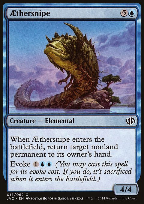 Aethersnipe, Duel Decks Anthology: Jace vs. Chandra #17, Magic: The Gathering card