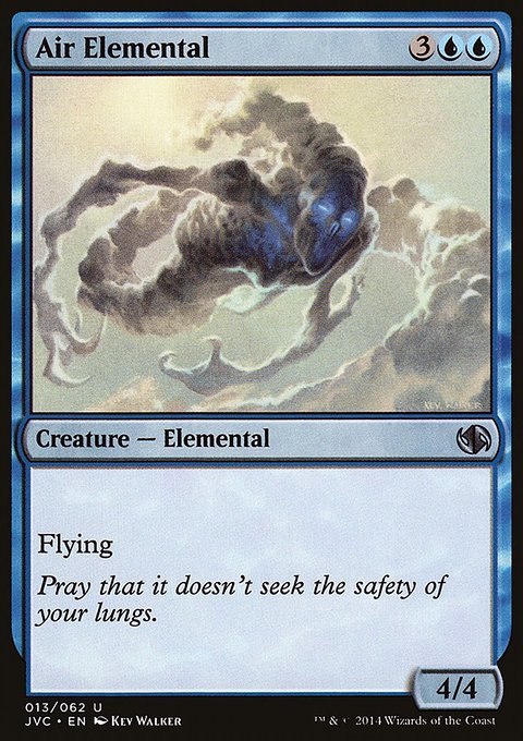 Air Elemental, Duel Decks Anthology: Jace vs. Chandra #13, Magic: The Gathering card