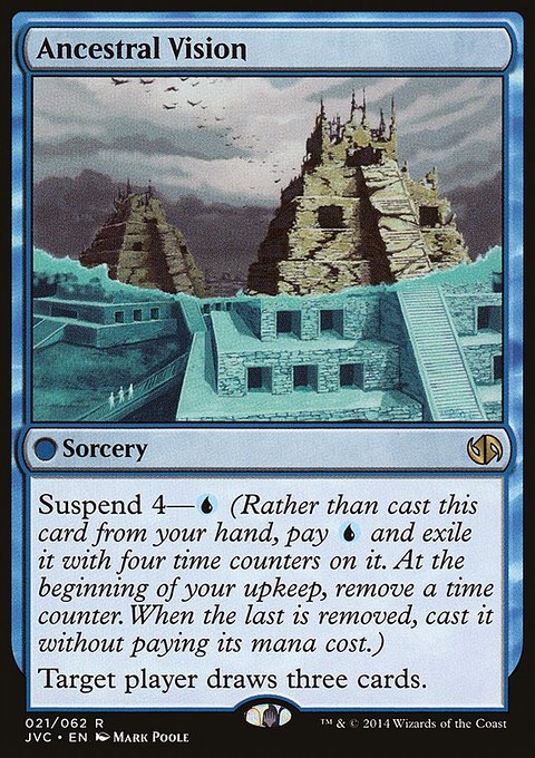 Ancestral Vision, Duel Decks Anthology: Jace vs. Chandra #21, Magic: The Gathering card