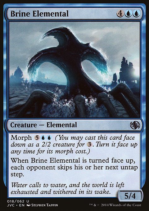 Brine Elemental, Duel Decks Anthology: Jace vs. Chandra #18, Magic: The Gathering card