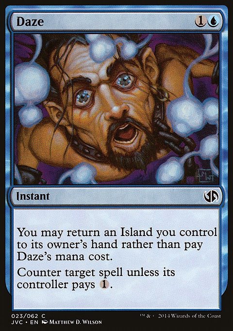 Daze, Duel Decks Anthology: Jace vs. Chandra #23, Magic: The Gathering card
