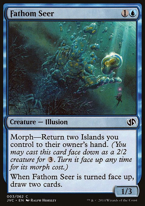 Fathom Seer, Duel Decks Anthology: Jace vs. Chandra #3, Magic: The Gathering card