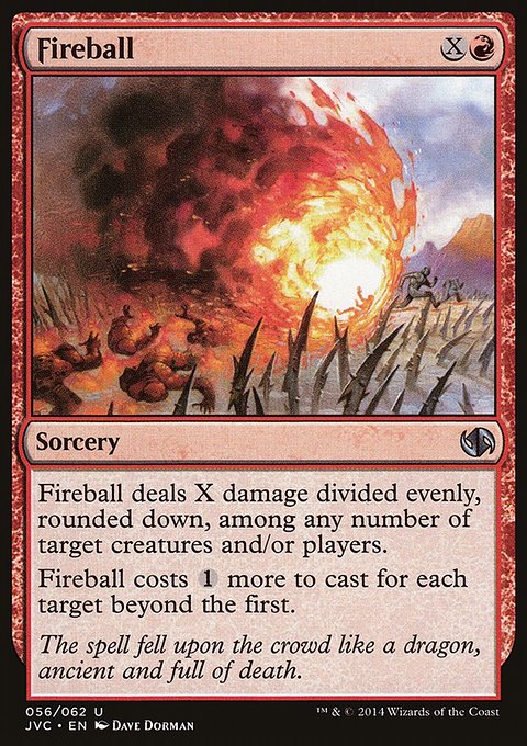Fireball, Duel Decks Anthology: Jace vs. Chandra #56, Magic: The Gathering card