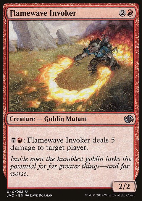 Flamewave Invoker, Duel Decks Anthology: Jace vs. Chandra #40, Magic: The Gathering card