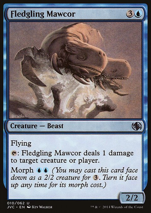 Fledgling Mawcor, Duel Decks Anthology: Jace vs. Chandra #10, Magic: The Gathering card