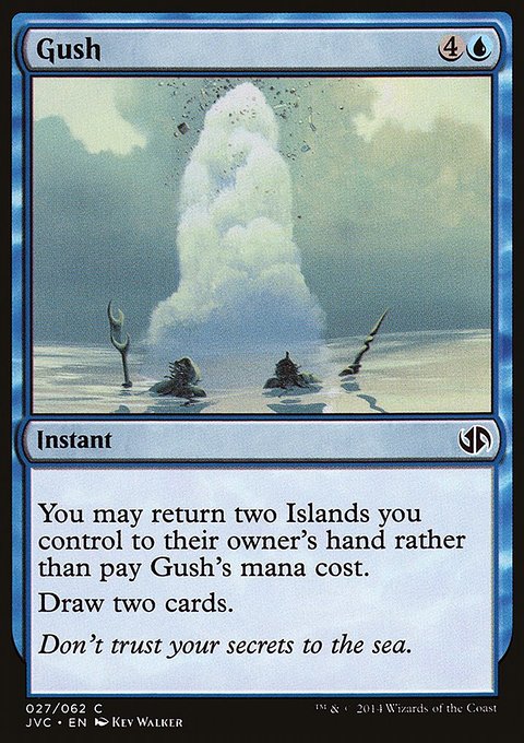 Gush, Duel Decks Anthology: Jace vs. Chandra #27, Magic: The Gathering card
