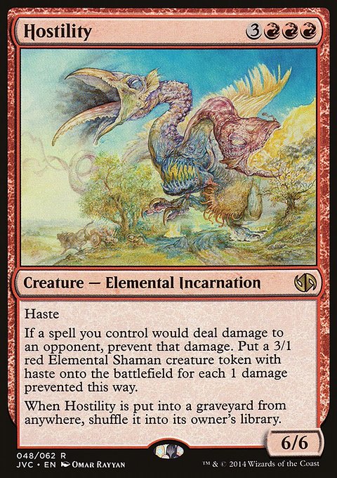 Hostility, Duel Decks Anthology: Jace vs. Chandra #48, Magic: The Gathering card