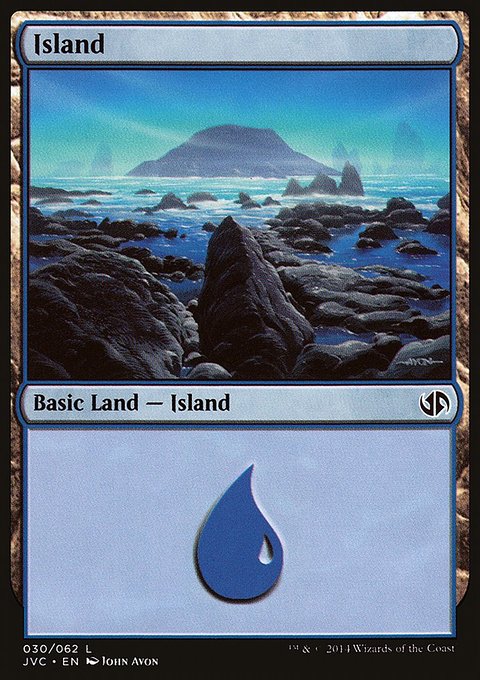 Island, Duel Decks Anthology: Jace vs. Chandra #30, Magic: The Gathering card
