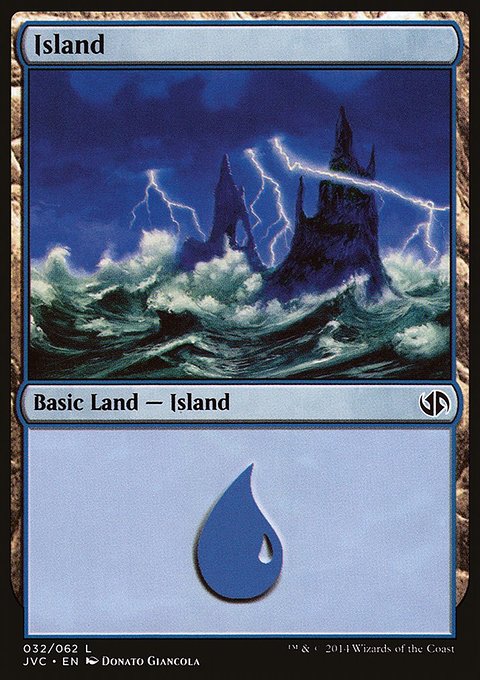 Island, Duel Decks Anthology: Jace vs. Chandra #32, Magic: The Gathering card