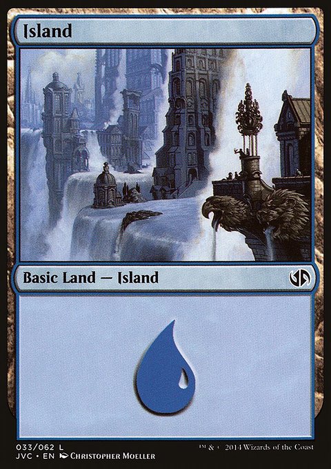 Island, Duel Decks Anthology: Jace vs. Chandra #33, Magic: The Gathering card