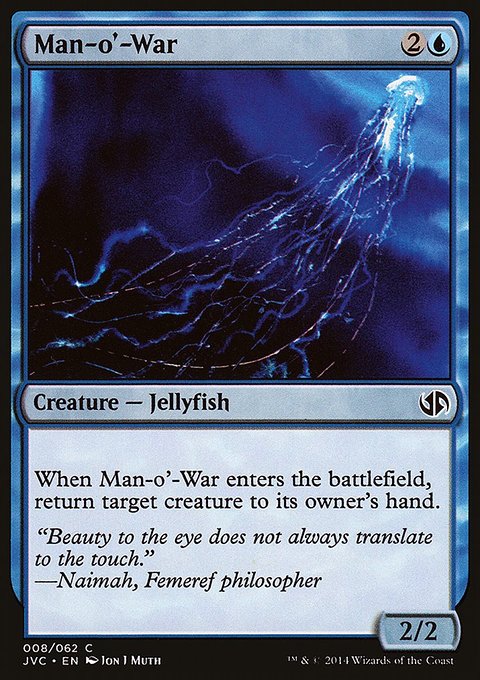 Man-o'-War, Duel Decks Anthology: Jace vs. Chandra #8, Magic: The Gathering card
