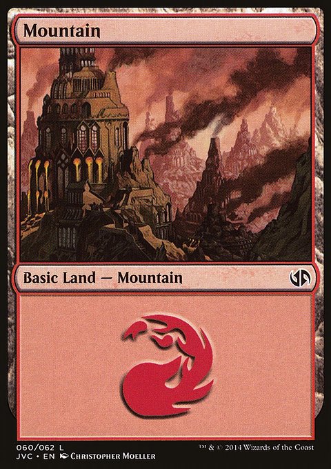 Mountain, Duel Decks Anthology: Jace vs. Chandra #60, Magic: The Gathering card