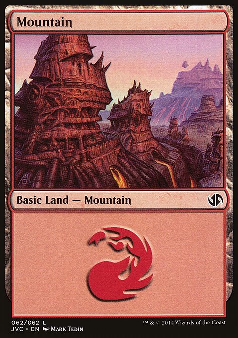 Mountain, Duel Decks Anthology: Jace vs. Chandra #62, Magic: The Gathering card