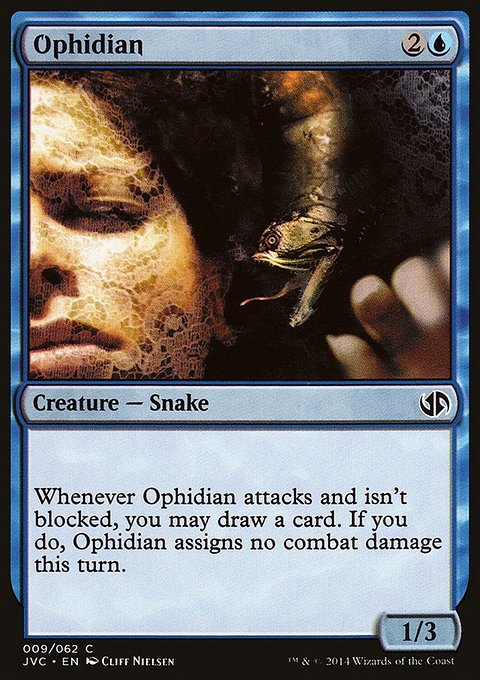 Ophidian, Duel Decks Anthology: Jace vs. Chandra #9, Magic: The Gathering card