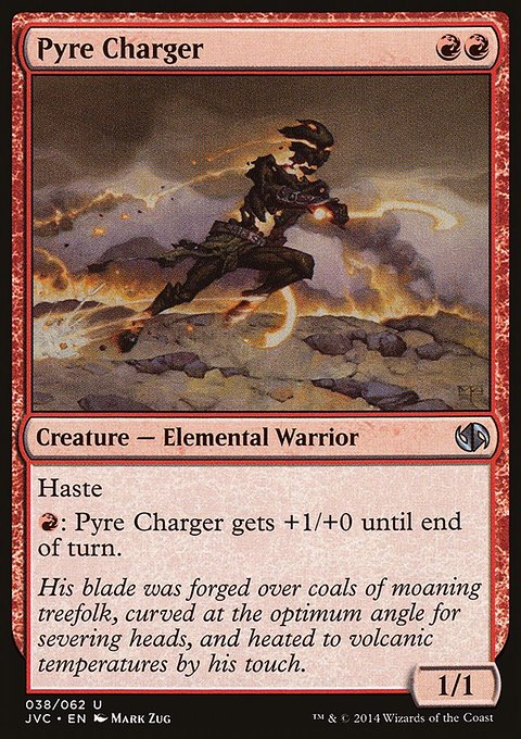 Pyre Charger, Duel Decks Anthology: Jace vs. Chandra #38, Magic: The Gathering card