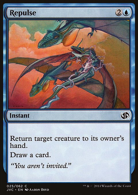 Repulse, Duel Decks Anthology: Jace vs. Chandra #25, Magic: The Gathering card